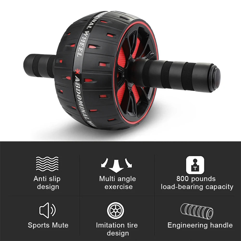 Big Ab Roller For Abs Workout Gymnastic Wheel Fitness Wheels Fitness Abdominal Training Sports Equipment For Home Gym Muscle